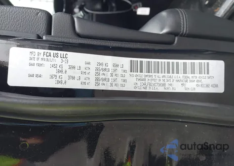 2019 Jeep Grand Cherokee Limited 4X4 из США, поврежденный, VIN 1C4RJFBG1KC730308